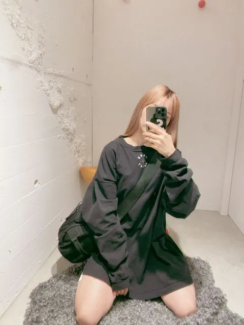 #SA65 SAINT pure cotton long-sleeved T P150 Color: White/Black Size: S-XL
